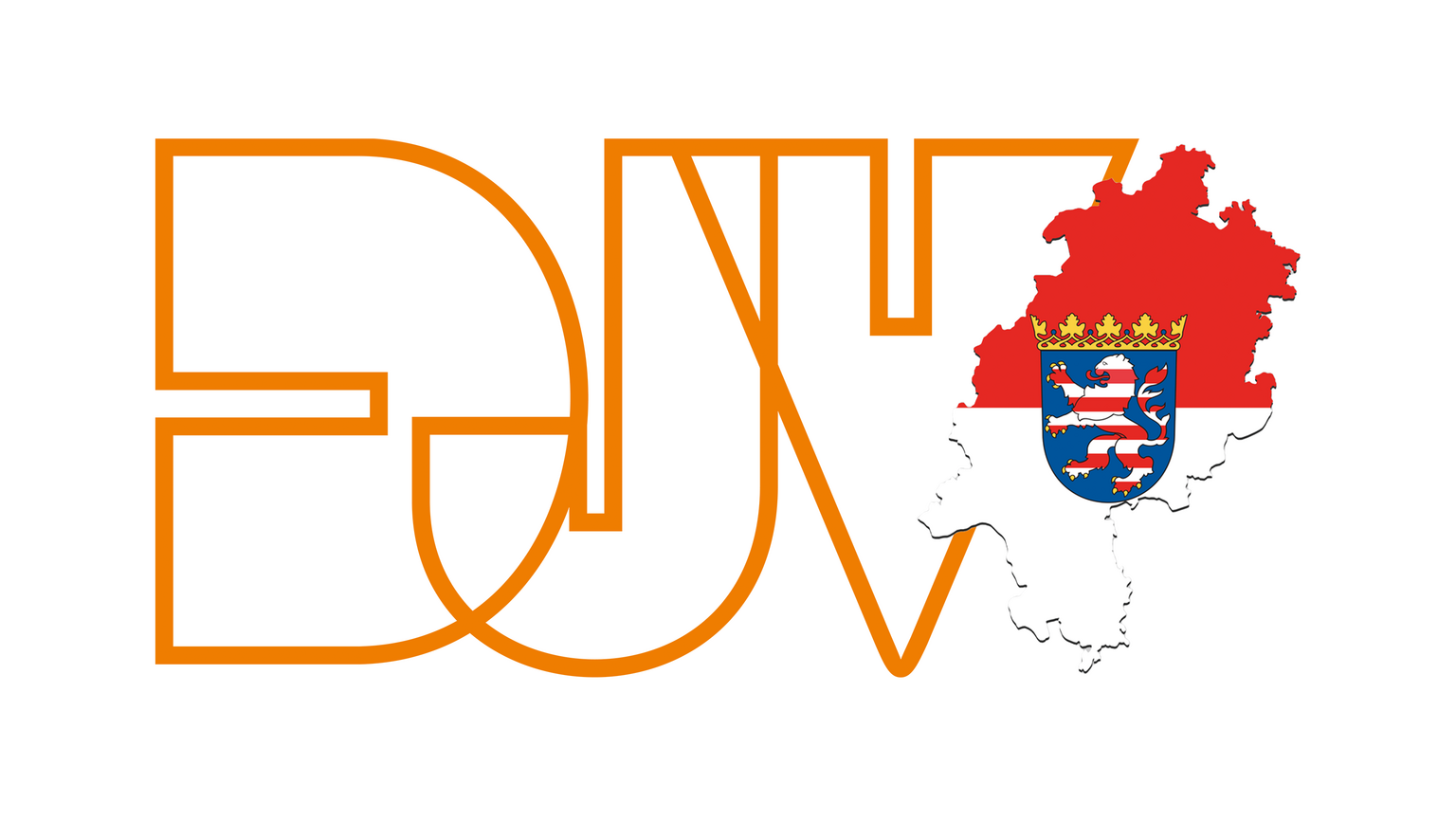 DJV Hessen Logo mit Hessenkarte – DJV Hessen Logo mit Hessenkarte