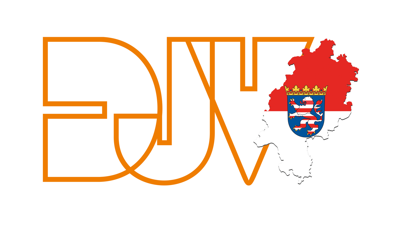 DJV Hessen Logo mit Hessenkarte – DJV Hessen Logo mit Hessenkarte