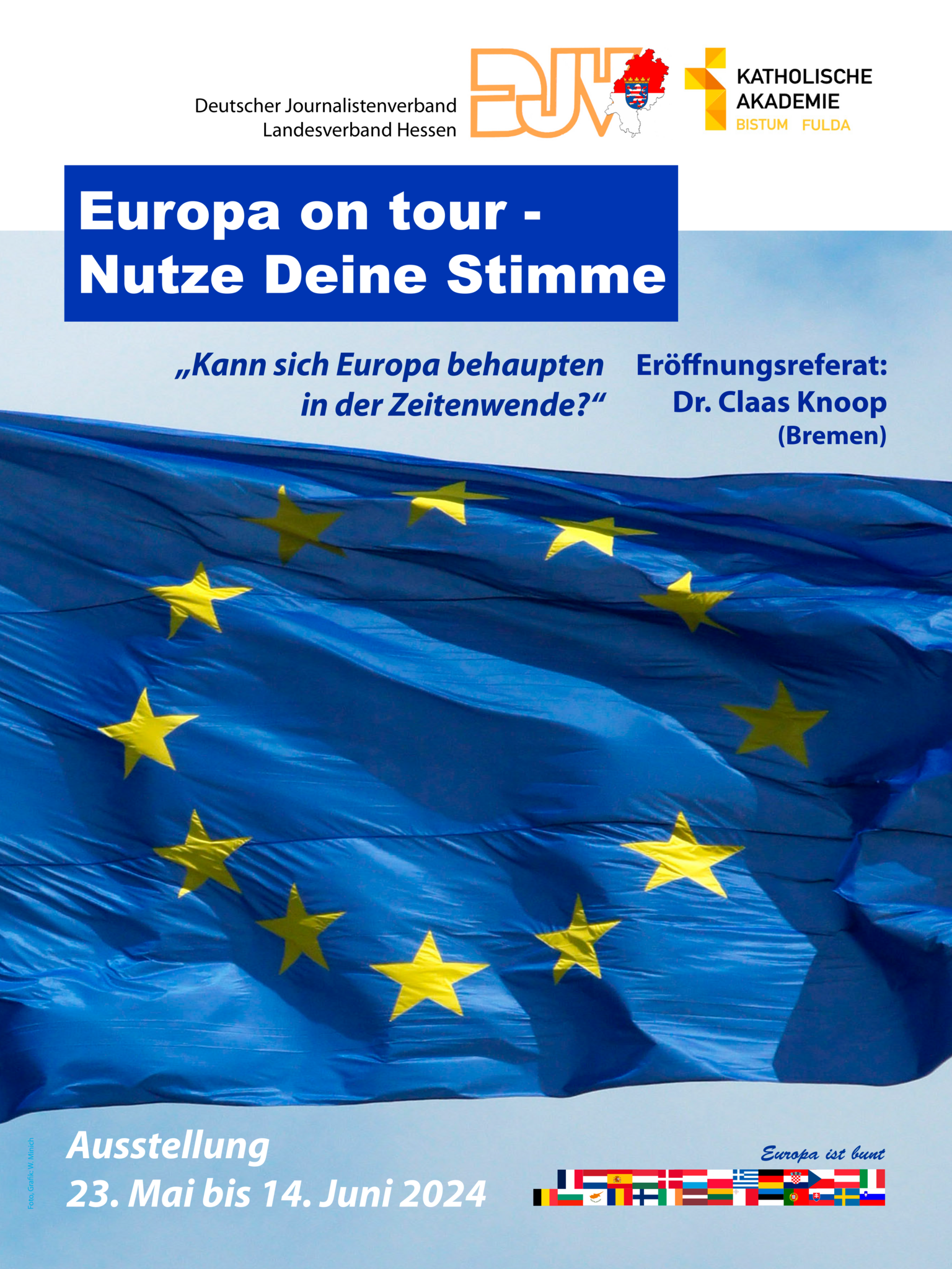 DJV Hessen: „Europa on tour - Nutze Deine Stime” - Ankündigung Ausstellung vom 23. Mai bis 14. Juni 2024 – DJV Hessen: „Europa on tour - Nutze Deine Stime” - Ankündigung Ausstellung vom 23. Mai bis 14. Juni 2024