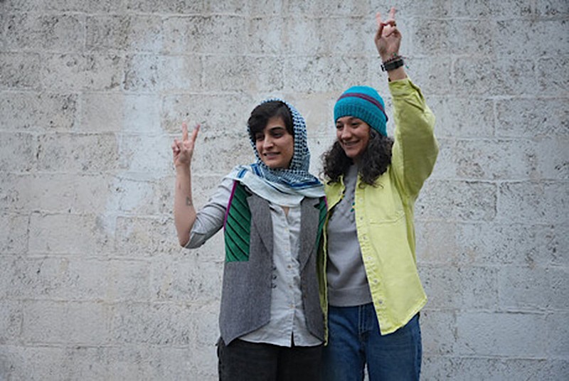 Die iranischen Journalistinnen Niloofar Hamedi (rechts) und Elahe Mohammadi – Die iranischen Journalistinnen Niloofar Hamedi (rechts) und Elahe Mohammadi.